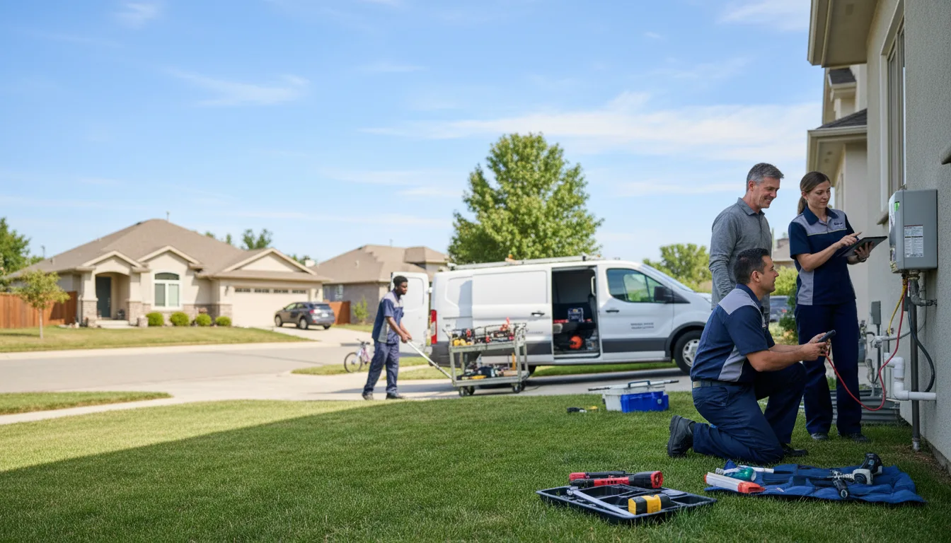 Tankless water heater service in Highlands Ranch, CO
